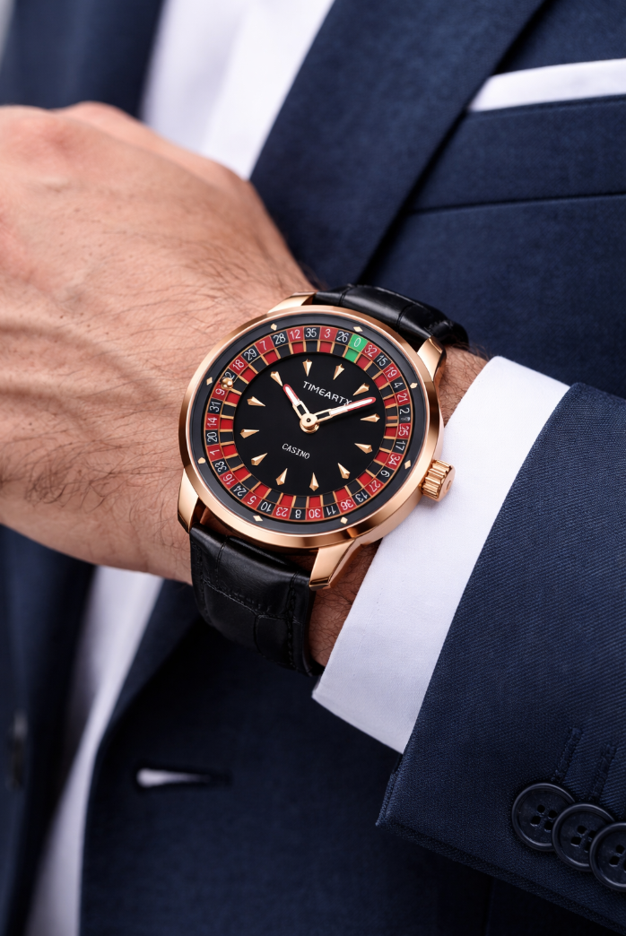 Timeart Model X – zegarek inspirowany ruletką